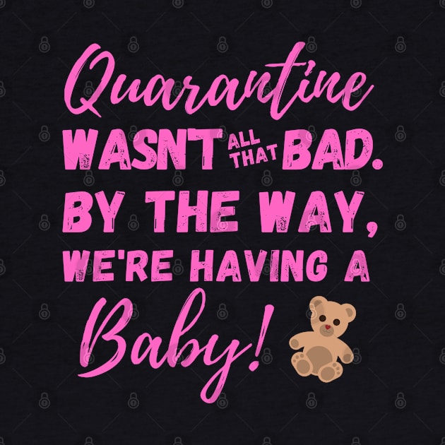 Quarantine Wasn't All That Bad. By the Way, We're Having a BABY! by SeaStories